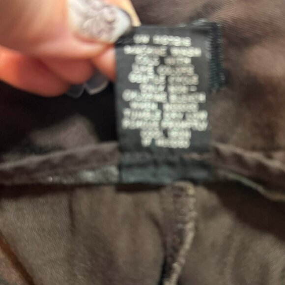 Mossimo brand Brown Cropped Khaki Pants - SIZE 8 - Picture 11 of 12